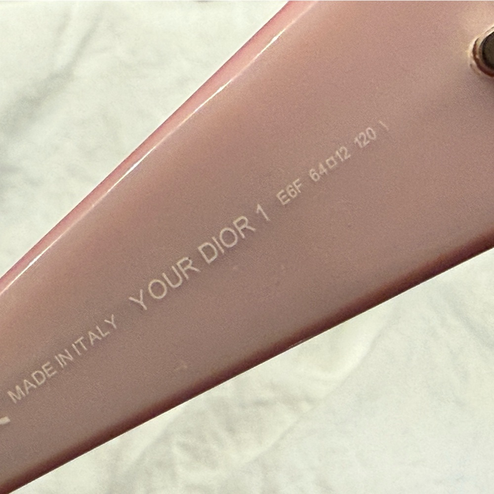 💖 Dior “Your Dior 1” Oversized Shield Sunglasses – Pink | Made in Italy - Picture 4 of 12
